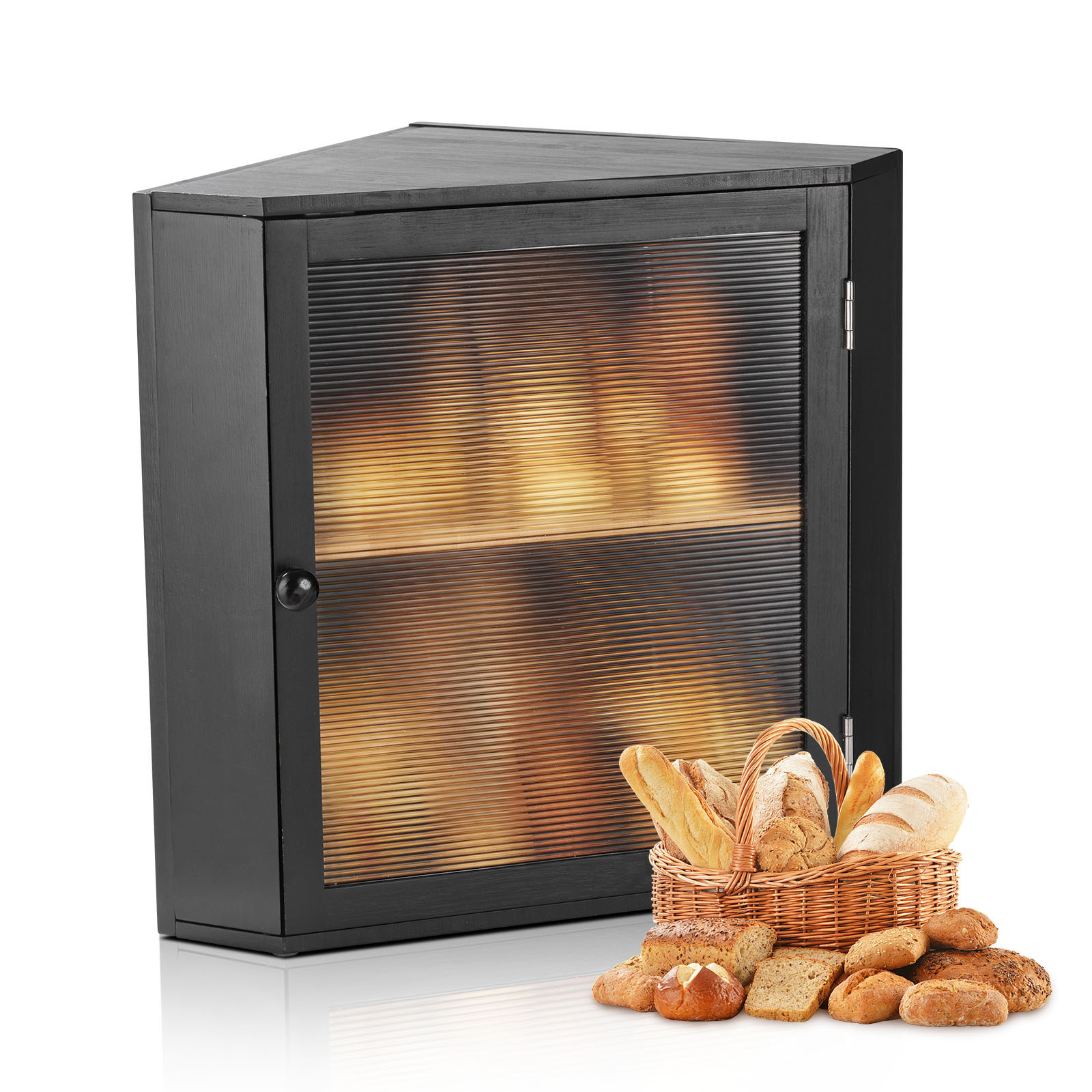 Kitchen Baking Corner - VEVOR Corner Bread Box for Kitchen