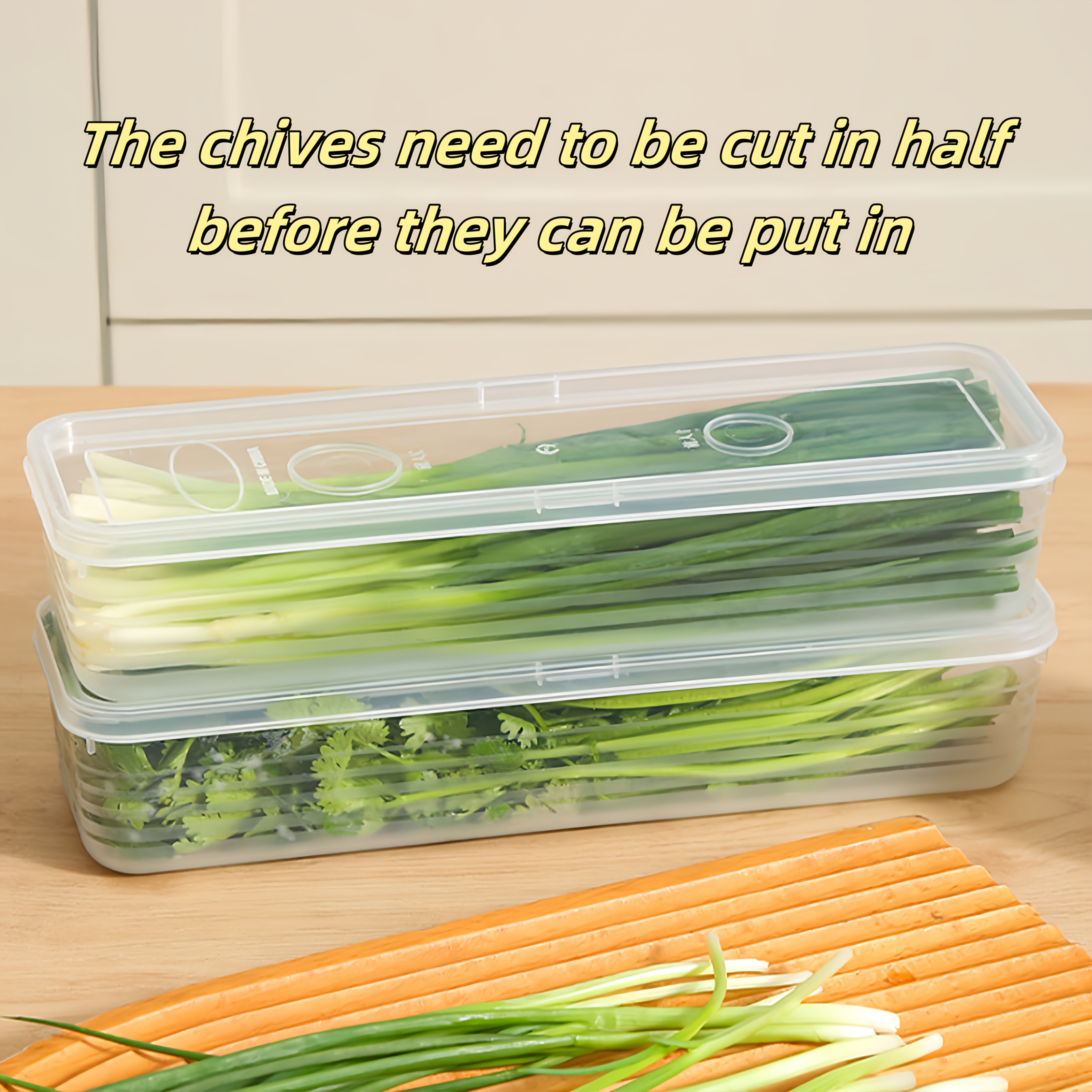 Kitchen Baking Tray Storage - 2/4/6pcs Food Vegetable Storage Containers -