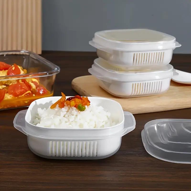 Kitchen Baking Tray Storage - Rice storage box, microwaveable in the