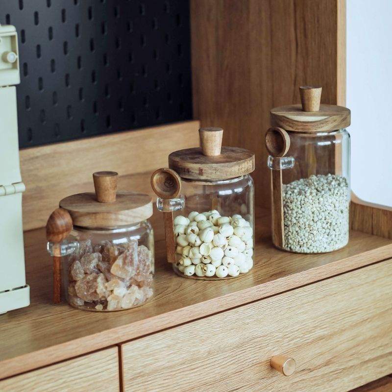 Clear Glass Candy Snack Jar wi - Kitchen Bank incelemesi ve fiyatı