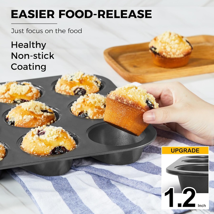 Muffin Pan for Baking Nonstick - Muffin Tin Nonstick incelemesi ve fiyatı