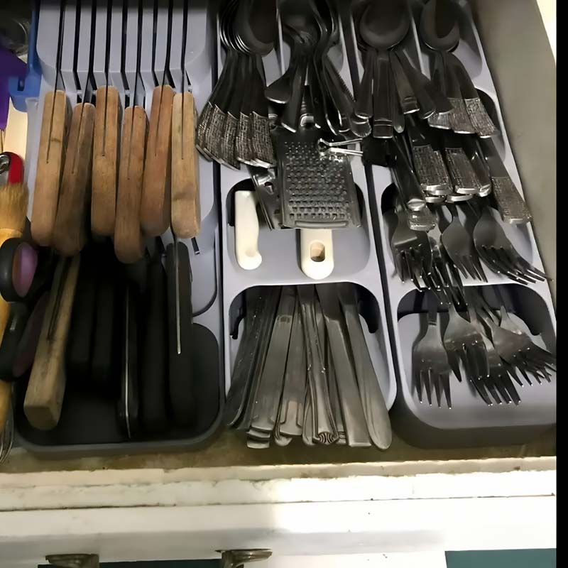 Practical Drawer Knife Storage - Kitchen Baking Tray Storage incelemesi ve fiyatı