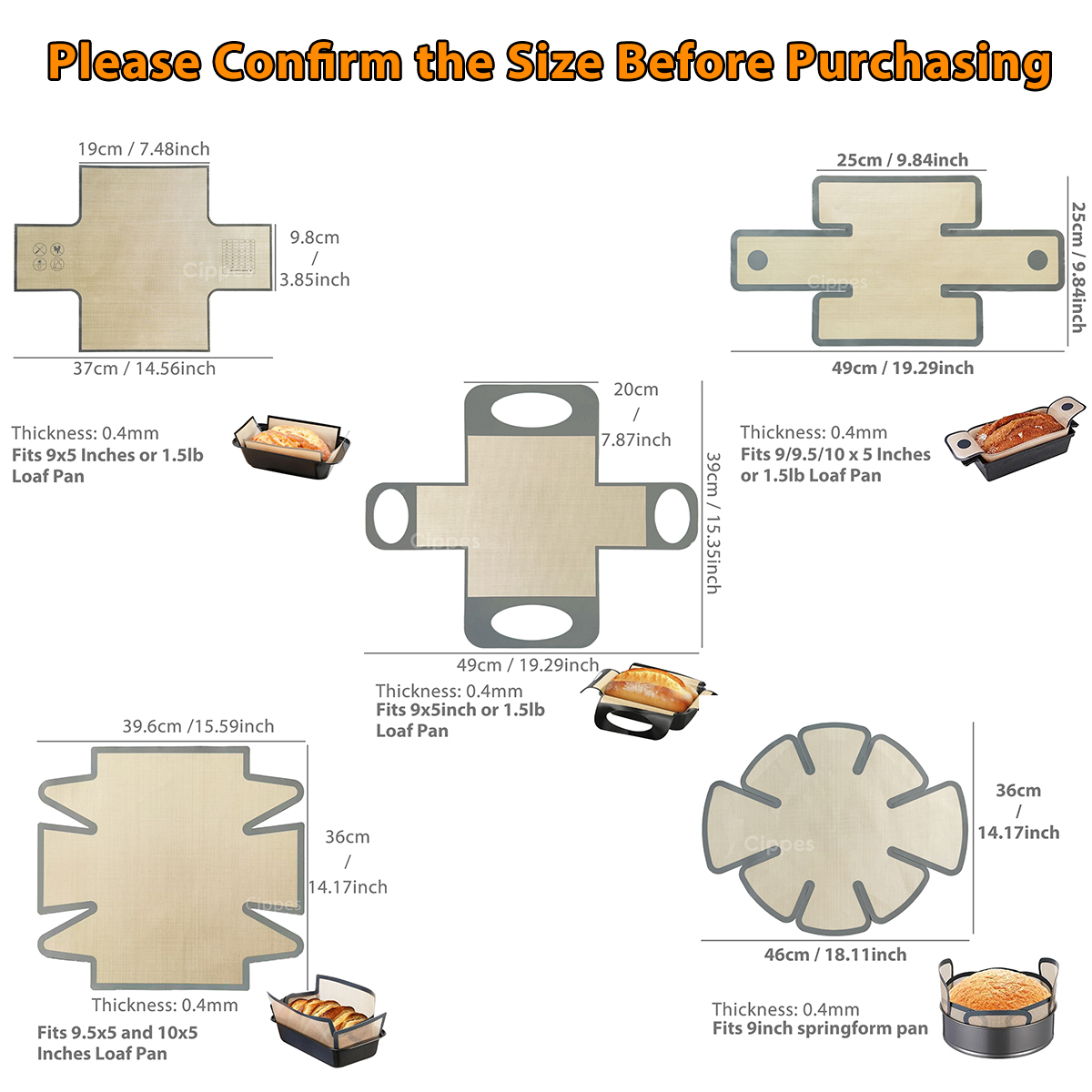 Silicone Bread Loaf Pan Liners - Kitchen And Baking Equipment incelemesi ve fiyatı