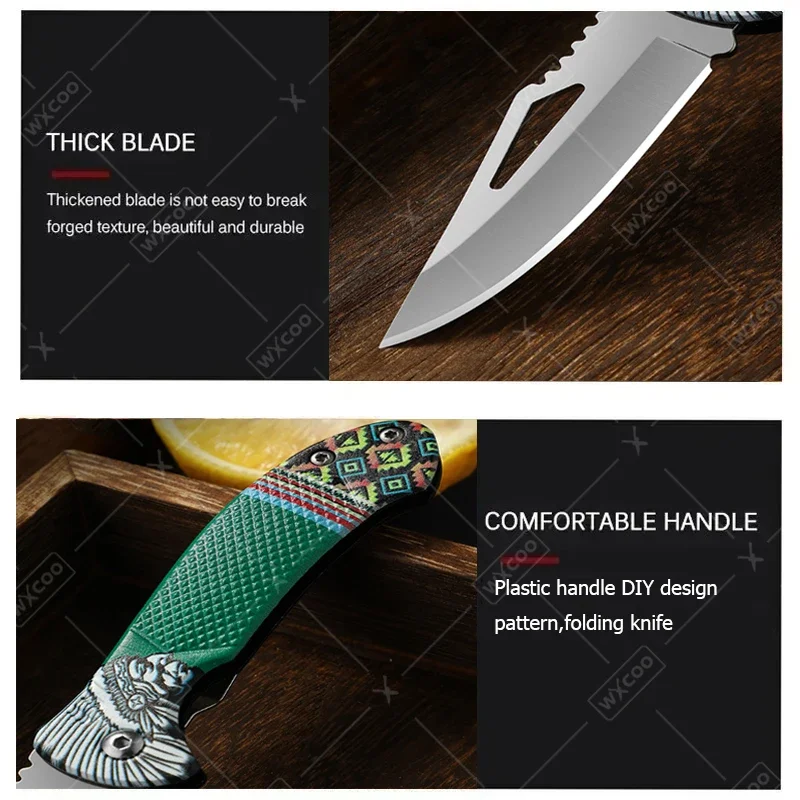 WXCOO Folding Knife Stainless  - Kitchen Baking Store incelemesi ve fiyatı