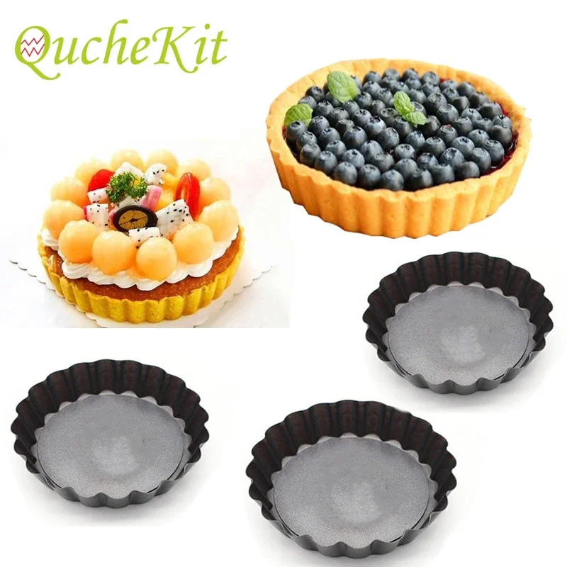 6Pcs Non-Stick Tart Quiche Fla - Tart Pan Loose incelemesi ve fiyatı