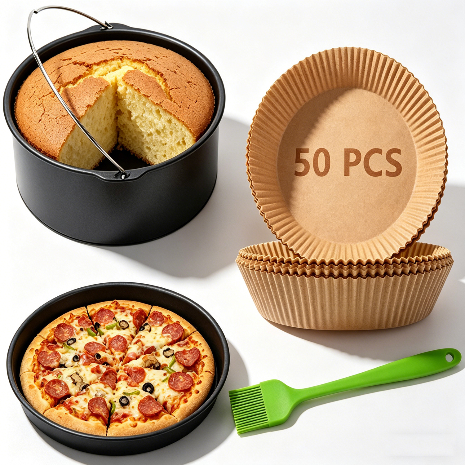 7 Inch Air Fryer Accessories S - Kitchen Baking Brush incelemesi ve fiyatı