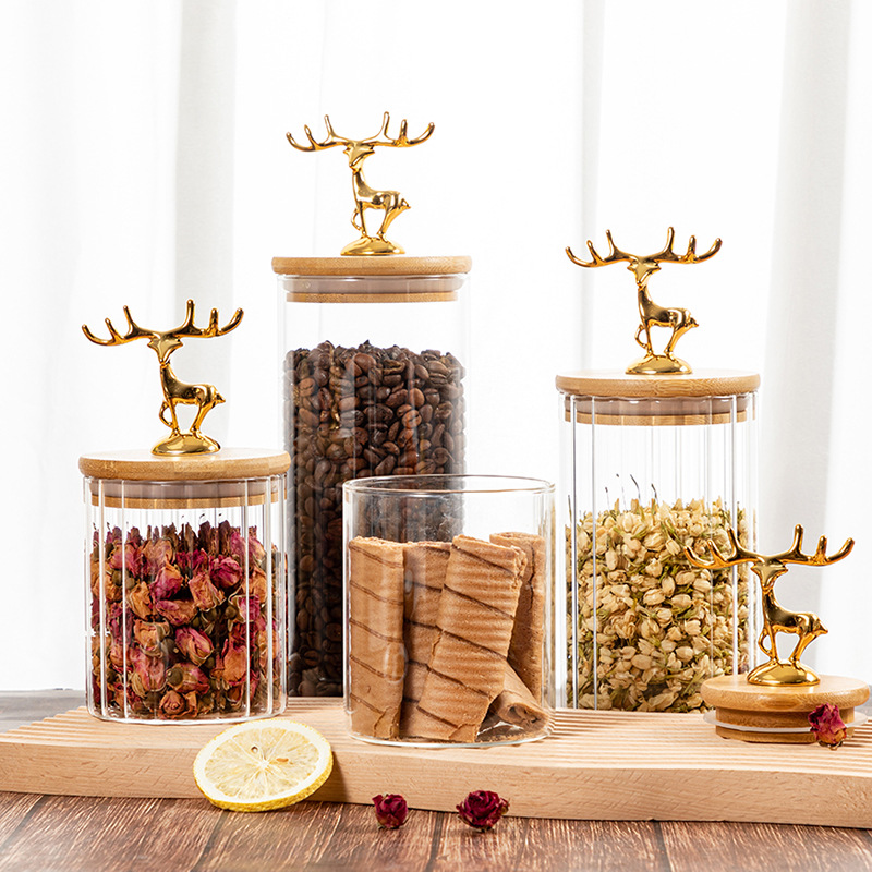 Nordic Golden Elk Storage Jar  - Kitchen Bank incelemesi ve fiyatı
