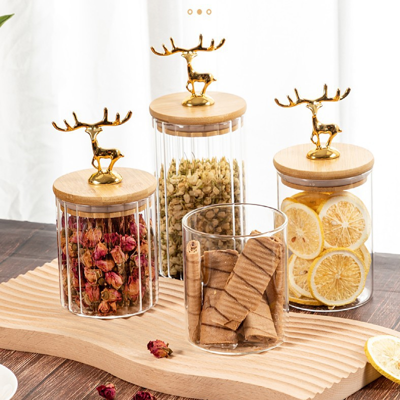 Nordic Golden Elk Storage Jar  - Kitchen Bank incelemesi ve fiyatı