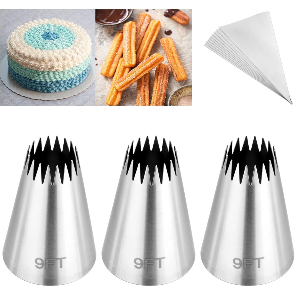 3Pcs Piping Bags and Tips Set, - Kitchen And Baking Equipment incelemesi ve fiyatı