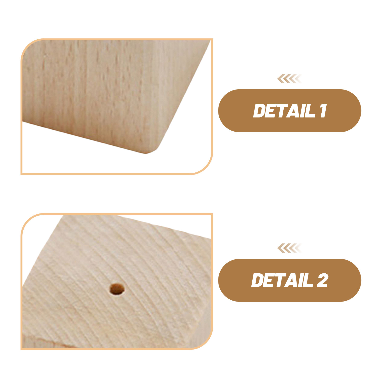 2Pcs Wooden Flower Nail Bases  - Kitchen Baking Cake incelemesi ve fiyatı