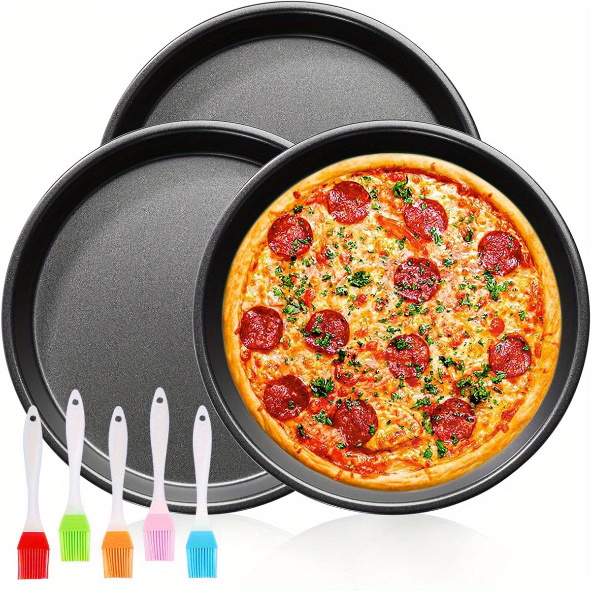 6/8/9/10inch Non-Stick Pizza T - Kitchen Baking Brush incelemesi ve fiyatı
