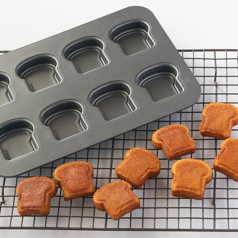 8 Cavity Toast Bread Pattern C - Kitchen Baking Cake incelemesi ve fiyatı