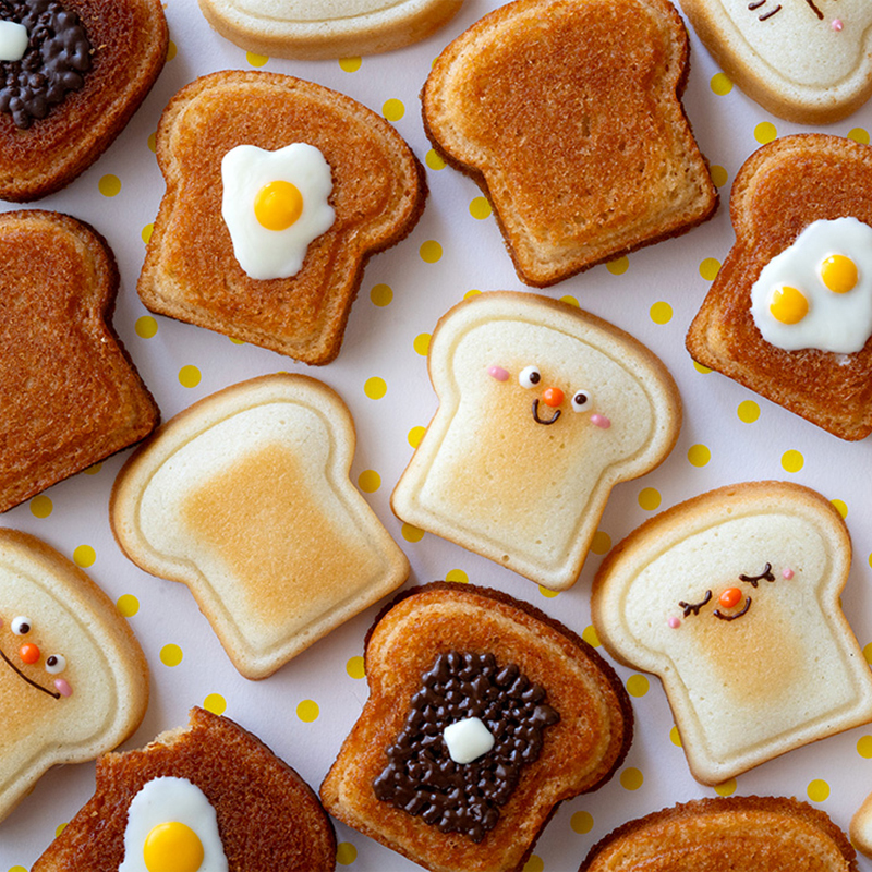 8 Cavity Toast Bread Pattern C - Kitchen Baking Cake incelemesi ve fiyatı