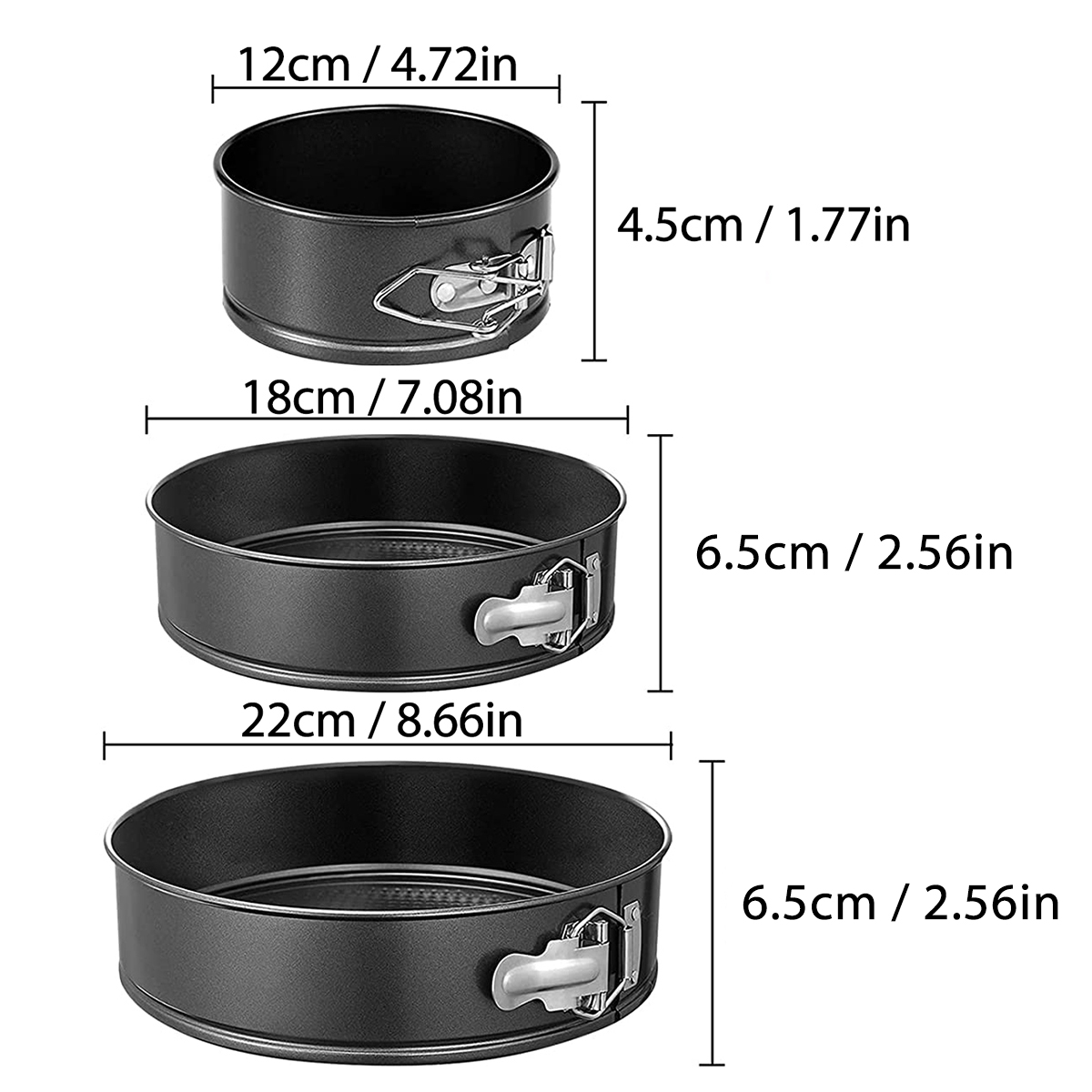 1PC, 3PCS Cake Pan Set, Round  - Kitchen And Baking Equipment incelemesi ve fiyatı