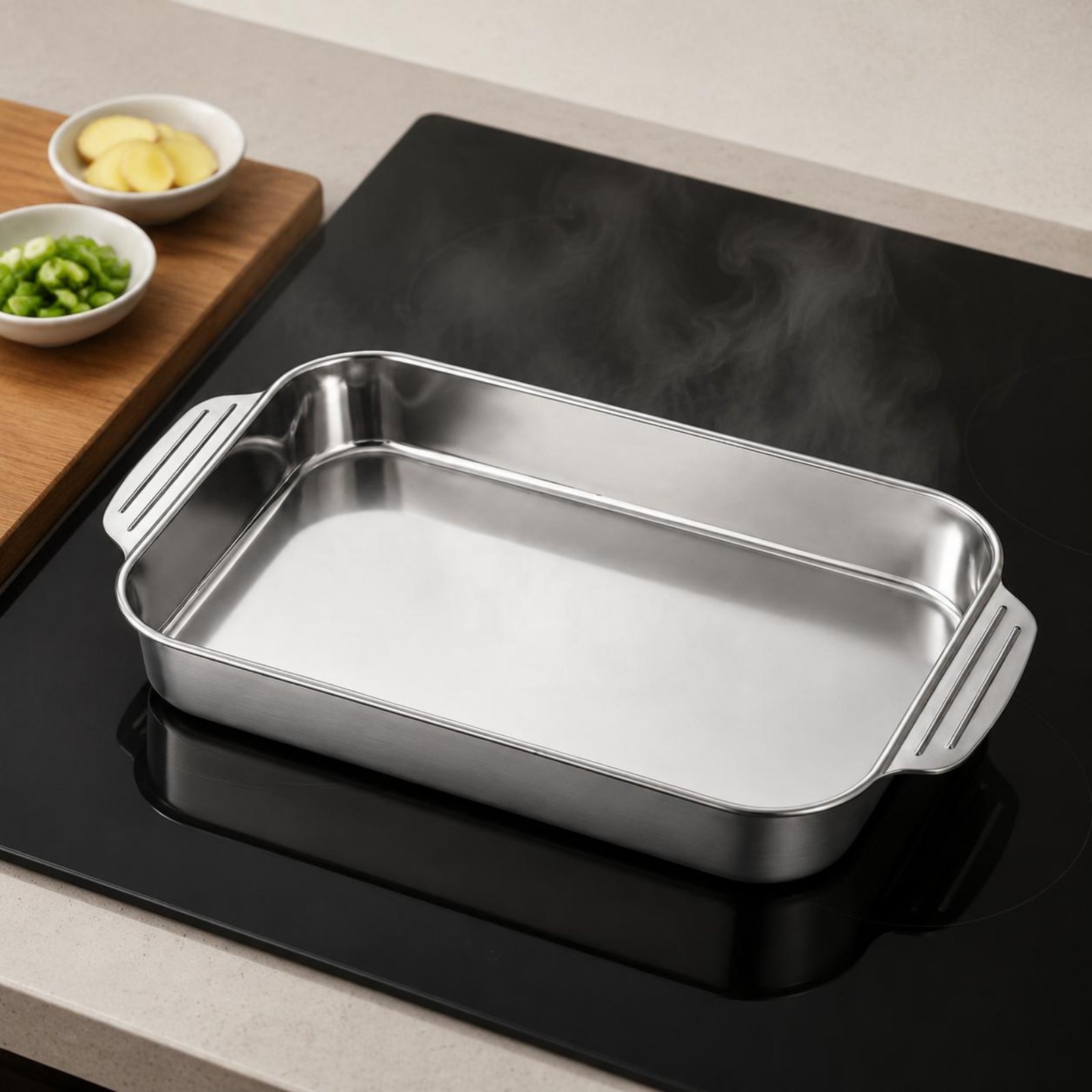 Stainless Steel Roasting Pan R - Kitchen Baking Corner incelemesi ve fiyatı