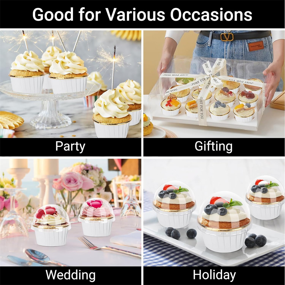 50 pcs Muffins Cup Paper Cupca - Kitchen Baking Cake incelemesi ve fiyatı