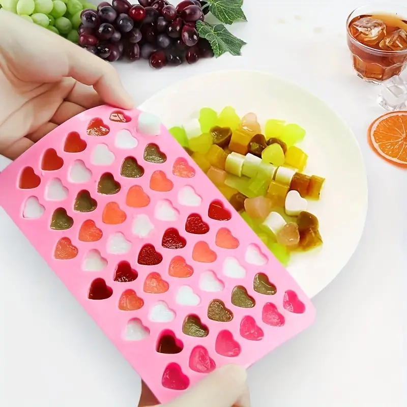 55 Mini Heart Shapes Silicone  - Miniature Baking Kitchen incelemesi ve fiyatı