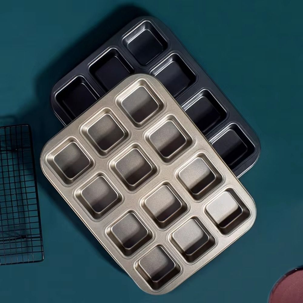12 Cavity Square Muffin Tin Sq - Muffin Tin Nonstick incelemesi ve fiyatı