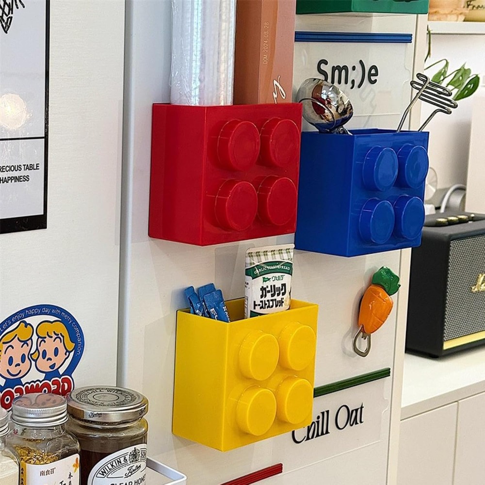 Lego-Style Magnetic Refrigerat - Kitchen Baking Tray Storage incelemesi ve fiyatı