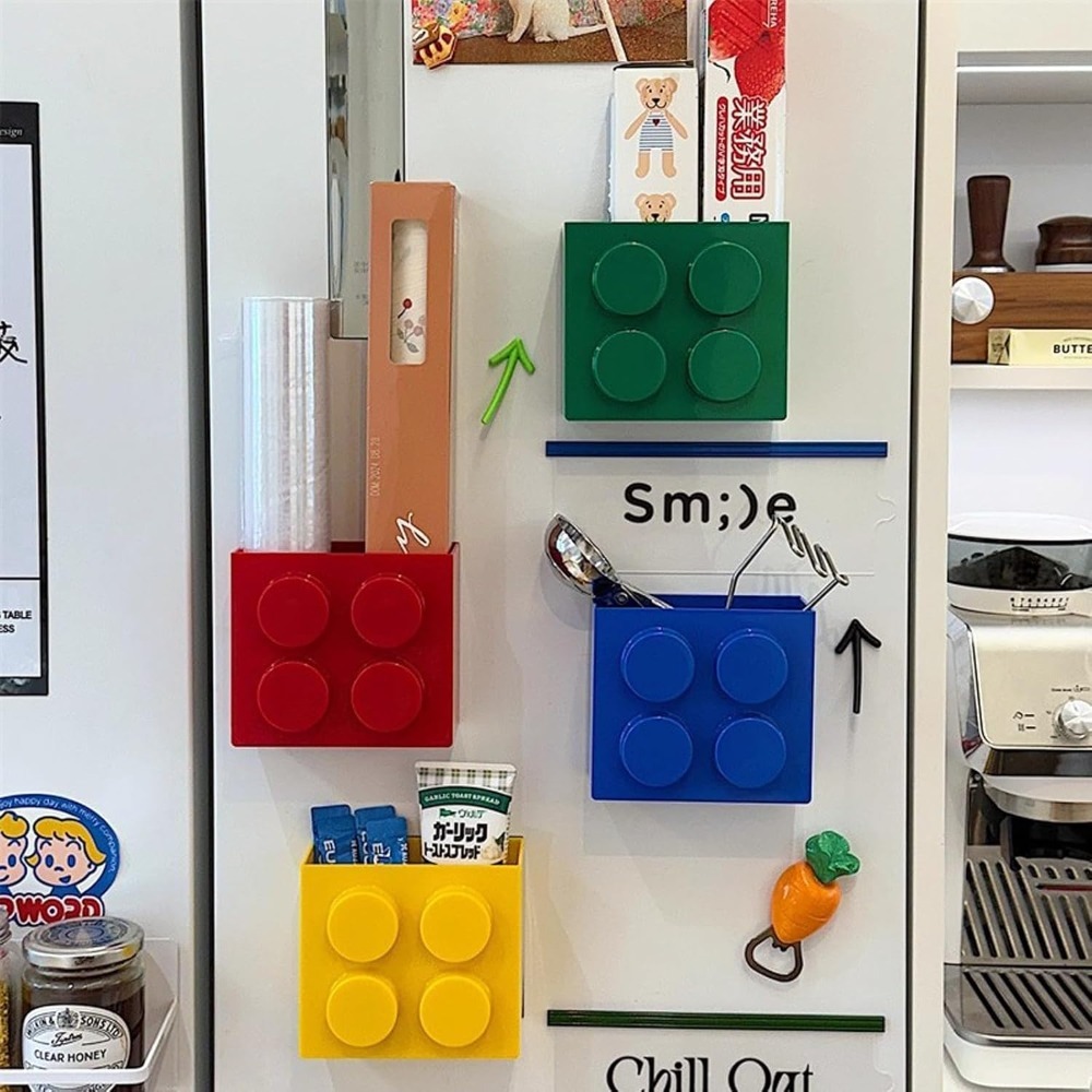 Lego-Style Magnetic Refrigerat - Kitchen Baking Tray Storage incelemesi ve fiyatı