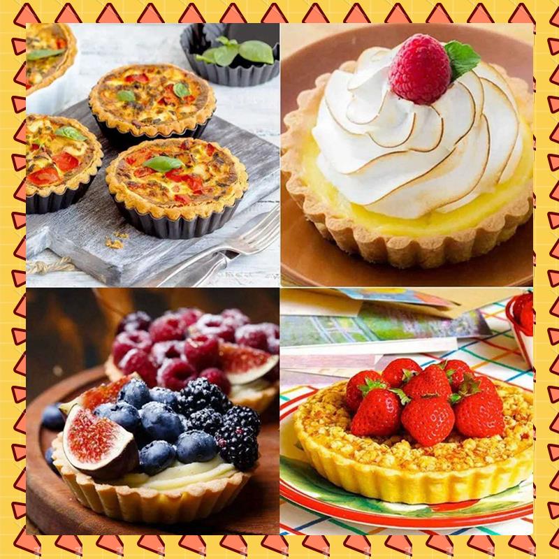 A008 18Pcs 4In/10Cm Mini Pie M - Tart Pan Loose incelemesi ve fiyatı