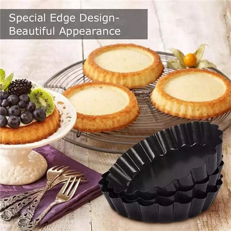 A008 18Pcs 4In/10Cm Mini Pie M - Tart Pan Loose incelemesi ve fiyatı