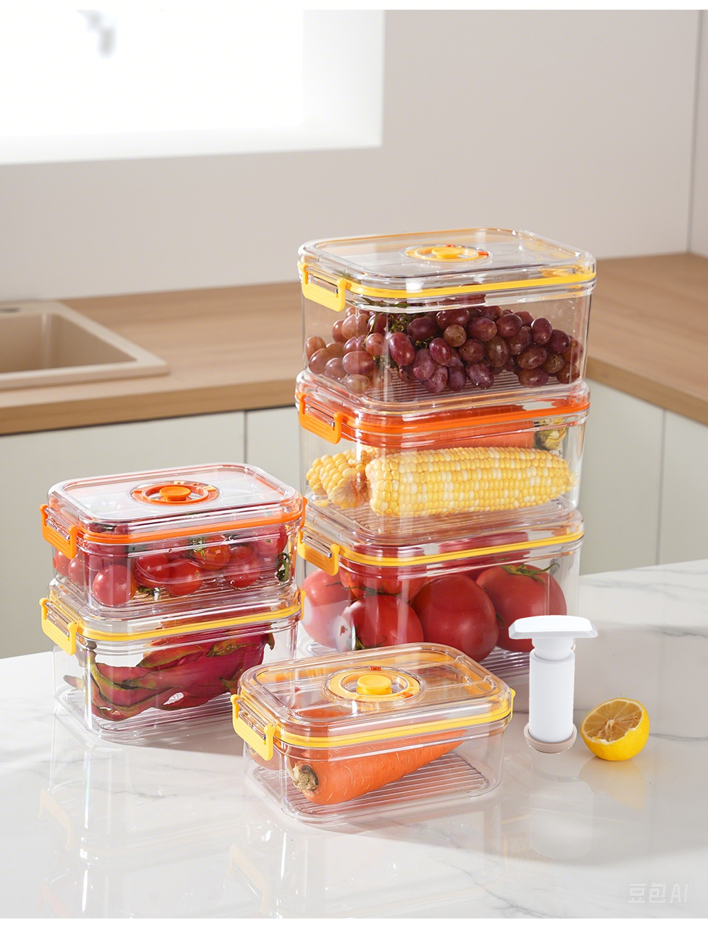 Vacuum Fresh-keeping Box Refri - Kitchen Baking Tray Storage incelemesi ve fiyatı