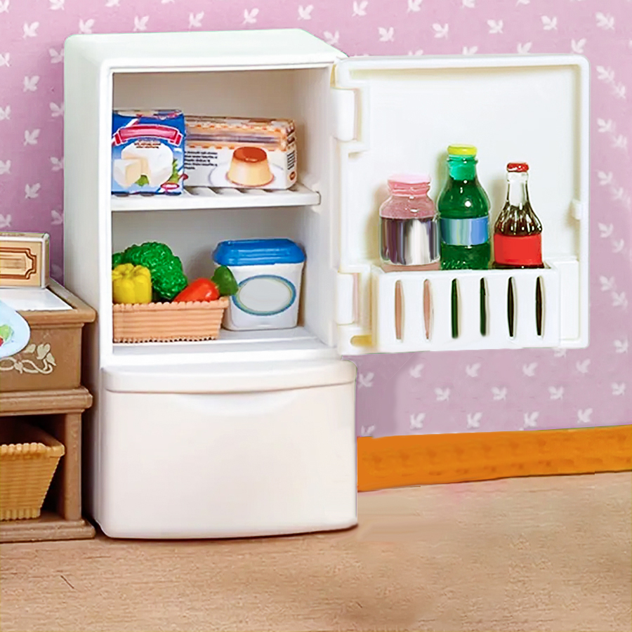 Dollhouse Miniature Refrigerat - Miniature Baking Kitchen incelemesi ve fiyatı
