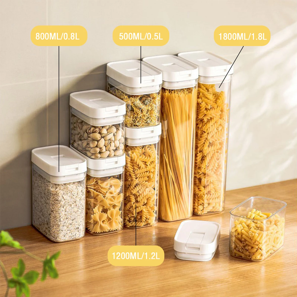 Pasta Storage Box Transparent  - Kitchen Bank incelemesi ve fiyatı