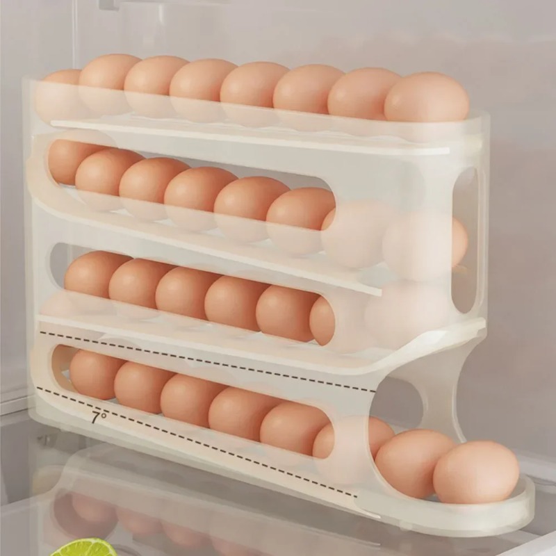 4 Layers Automatic Rolling Egg - Kitchen Baking Tray Storage incelemesi ve fiyatı