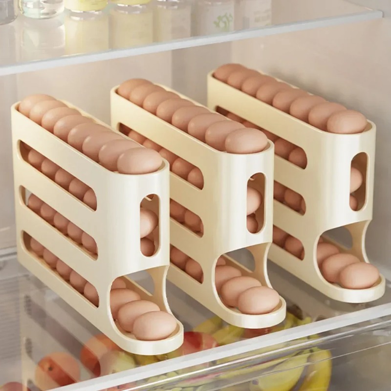 4 Layers Automatic Rolling Egg - Kitchen Baking Tray Storage incelemesi ve fiyatı