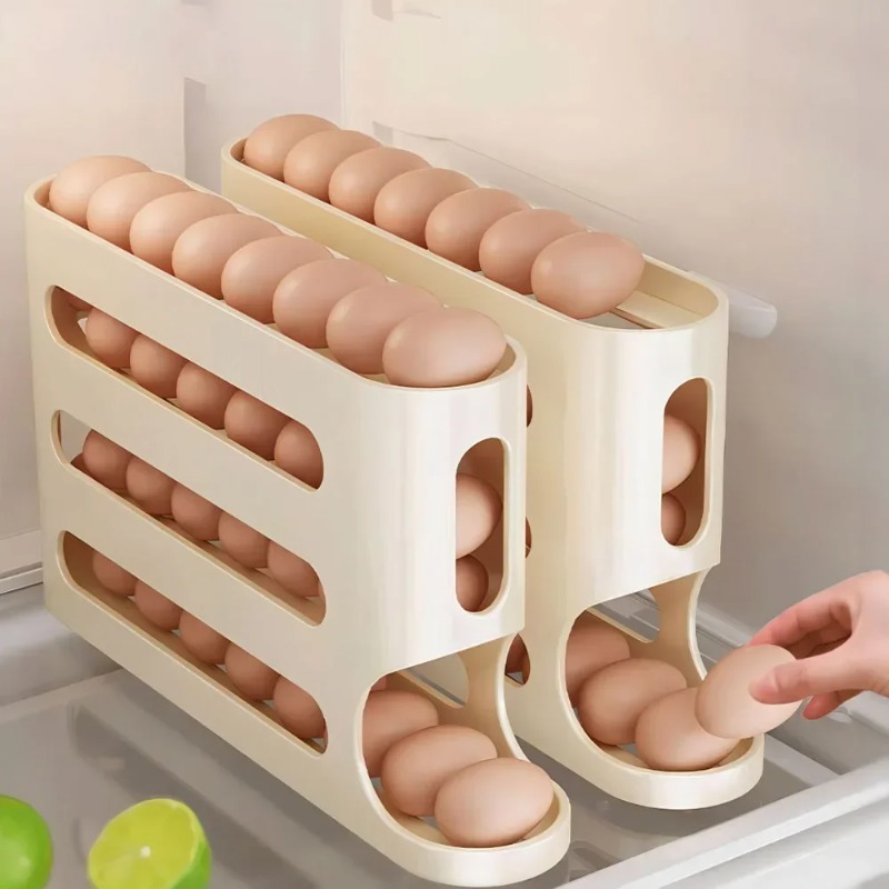 4 Layers Automatic Rolling Egg - Kitchen Baking Tray Storage incelemesi ve fiyatı