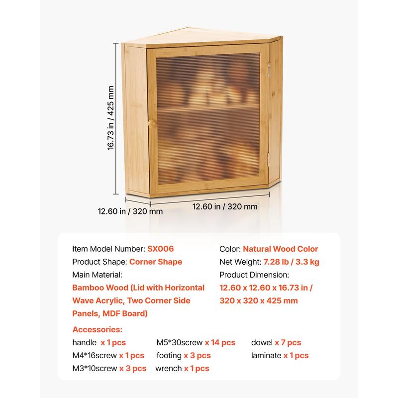 Corner Bread Box for Kitchen C - Kitchen Baking Corner incelemesi ve fiyatı