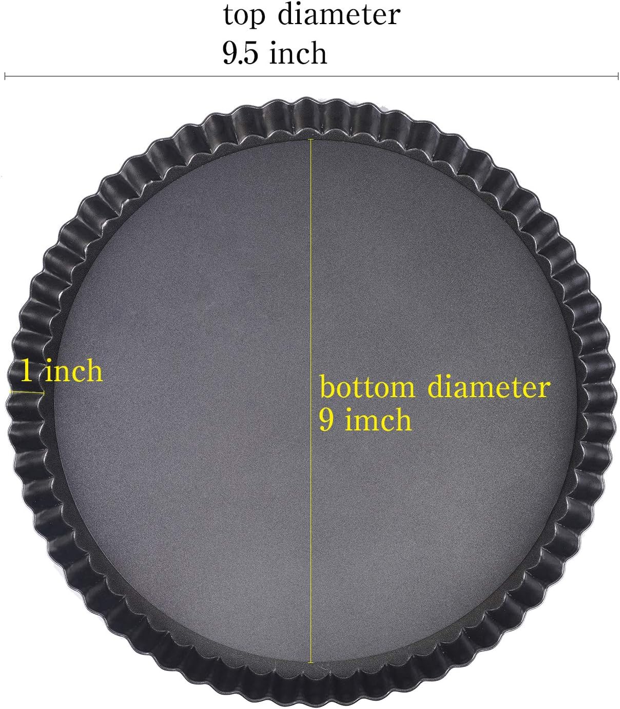 RICHSC-PAN Tart Pan, 9 Inch Ta - Tart Pan Loose incelemesi ve fiyatı