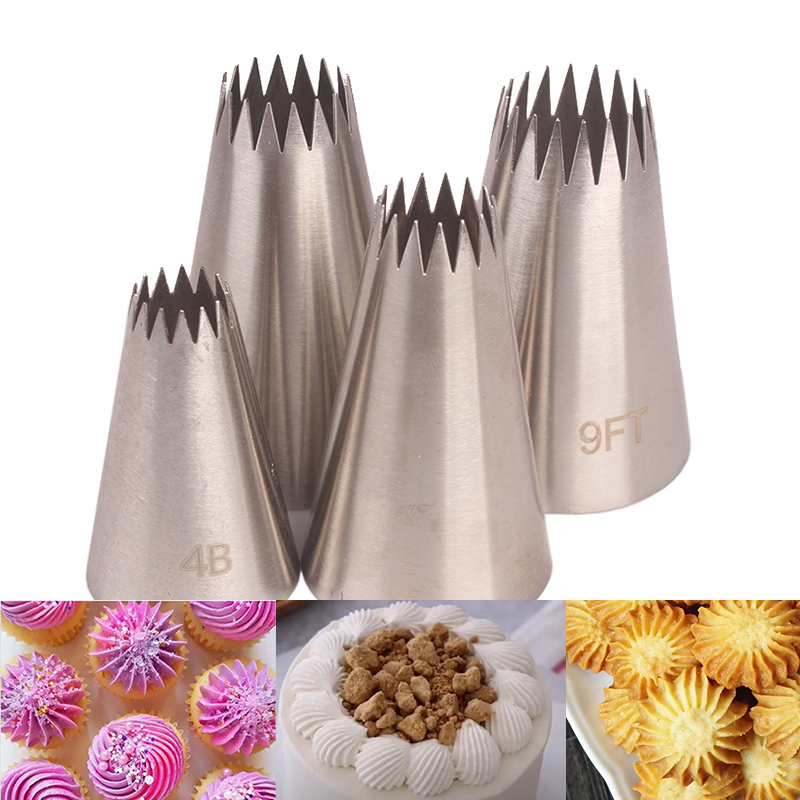 4pcs Large Metal Cake Cream De - Kitchen And Baking Equipment incelemesi ve fiyatı
