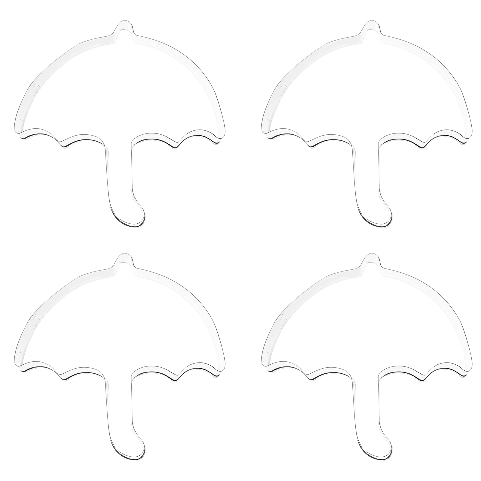 4Pcs Umbrella Design Stainless - Baking Kitchen Design incelemesi ve fiyatı