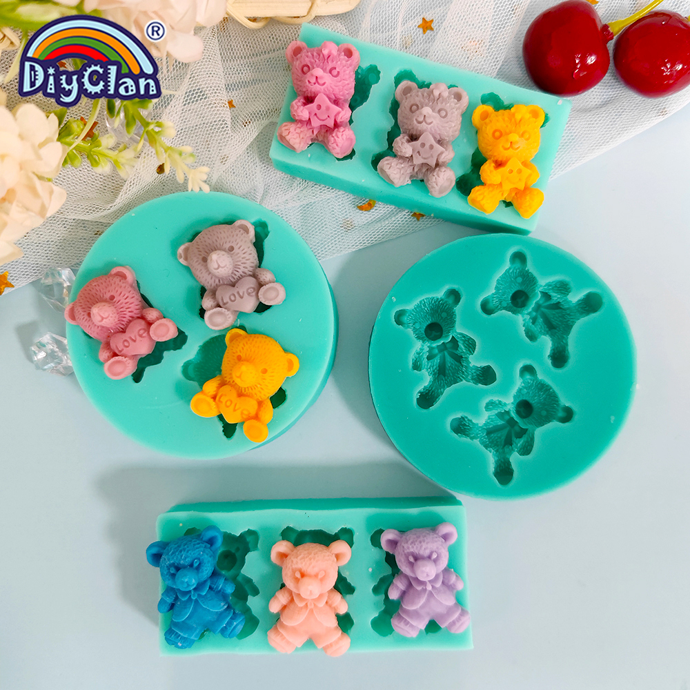 Cute Mini Bear Silicone Mold F - Miniature Baking Kitchen incelemesi ve fiyatı