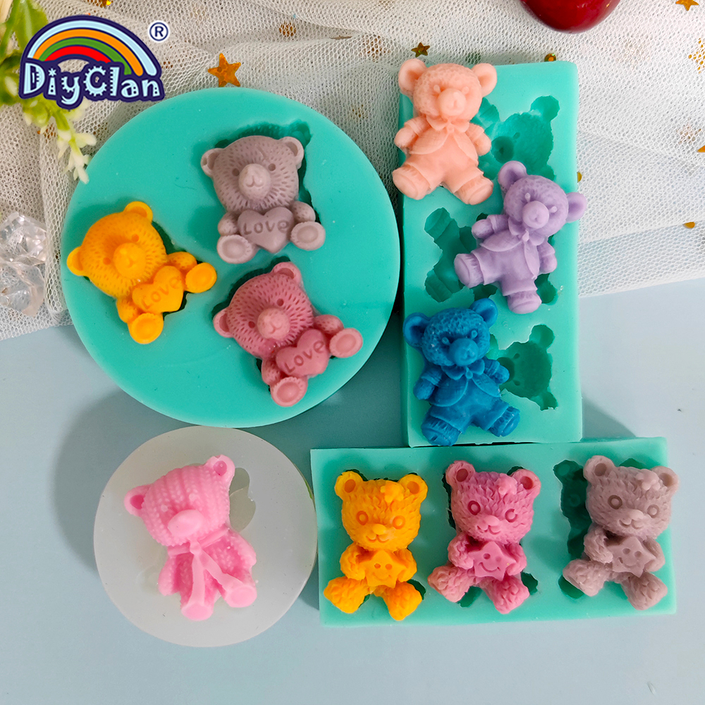 Cute Mini Bear Silicone Mold F - Miniature Baking Kitchen incelemesi ve fiyatı