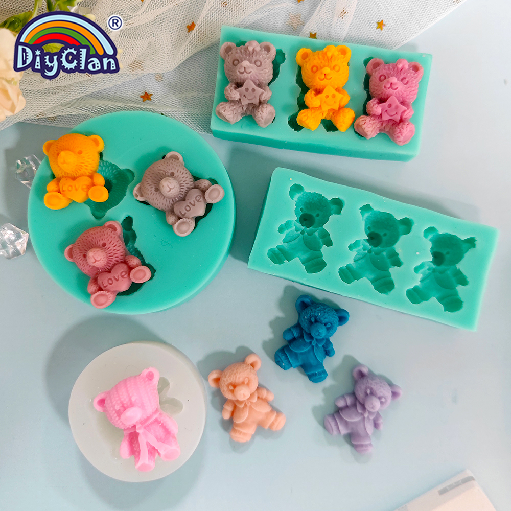 Cute Mini Bear Silicone Mold F - Miniature Baking Kitchen incelemesi ve fiyatı