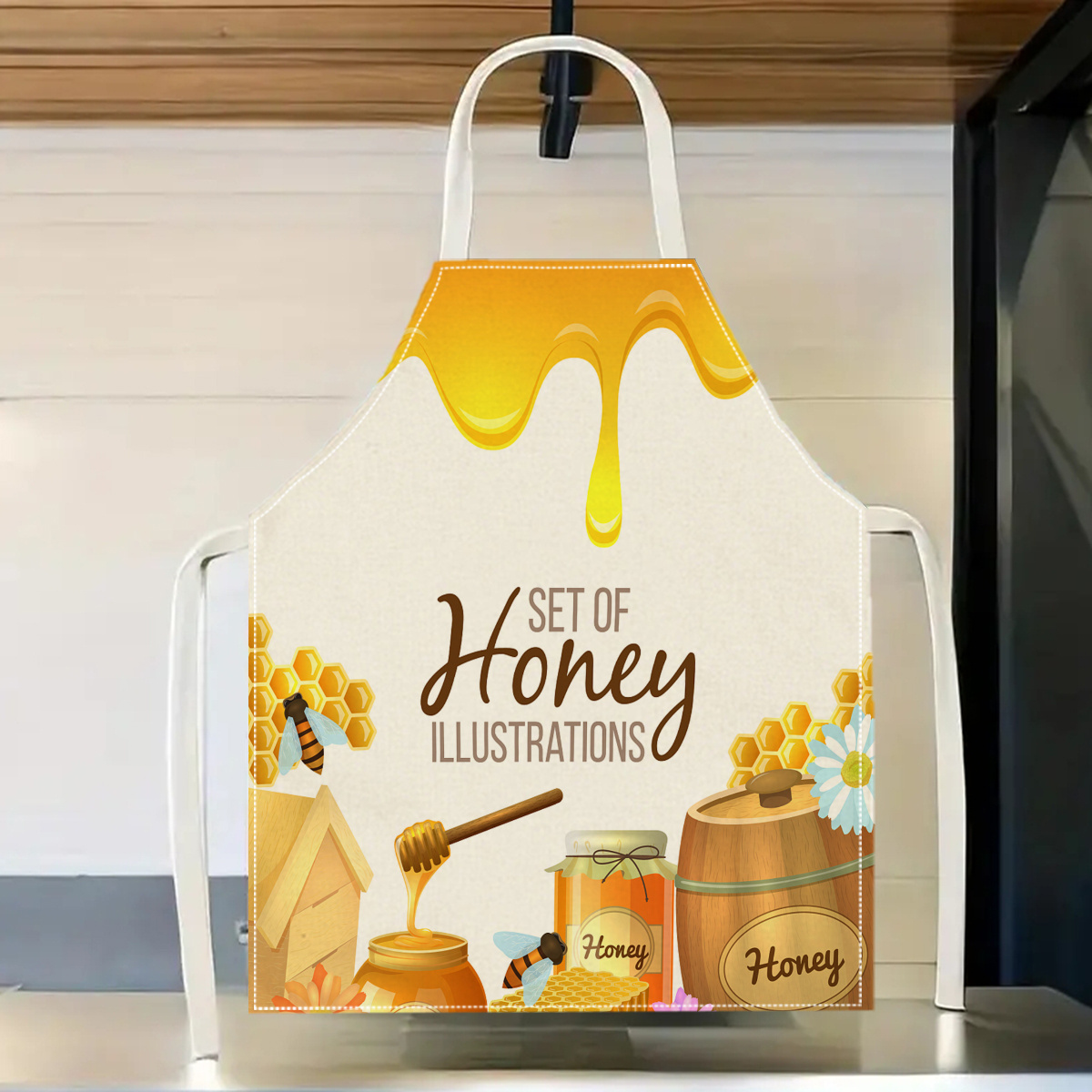 1pc Honey Bee Apron Sweet Kitc - Kitchen Baking Gift Ideas incelemesi ve fiyatı