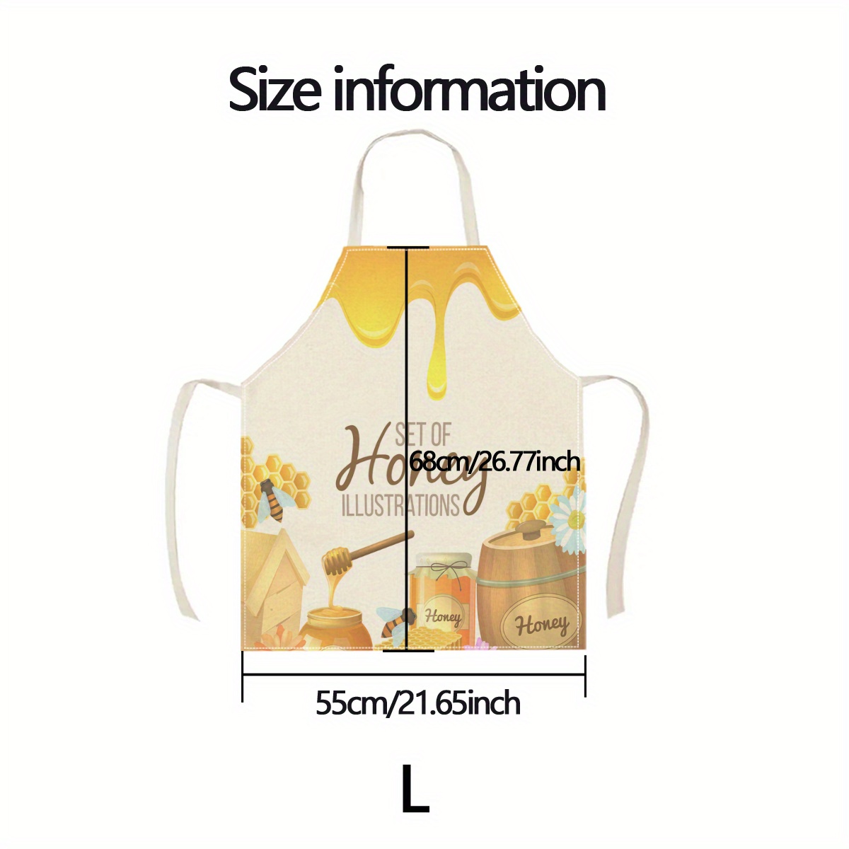 1pc Honey Bee Apron Sweet Kitc - Kitchen Baking Gift Ideas incelemesi ve fiyatı