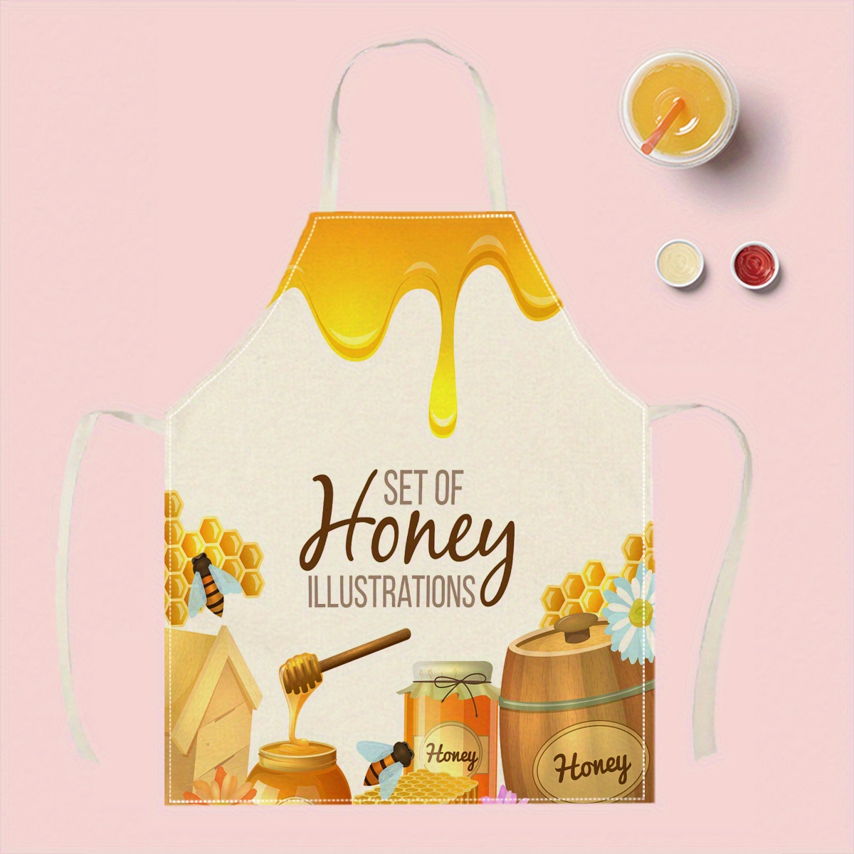 1pc Honey Bee Apron Sweet Kitc - Kitchen Baking Gift Ideas incelemesi ve fiyatı