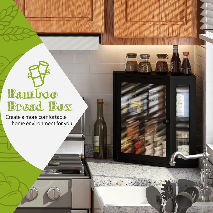 Corner Bread Box for Kitchen C - Kitchen Baking Corner incelemesi ve fiyatı