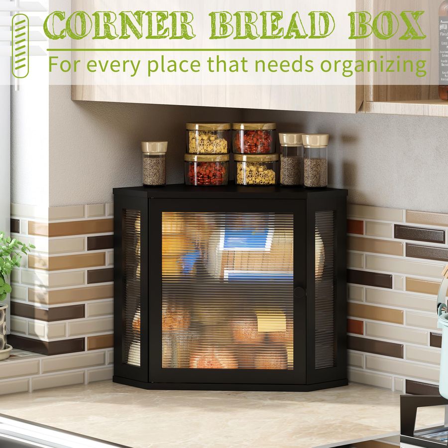 Corner Bread Box for Kitchen C - Kitchen Baking Corner incelemesi ve fiyatı