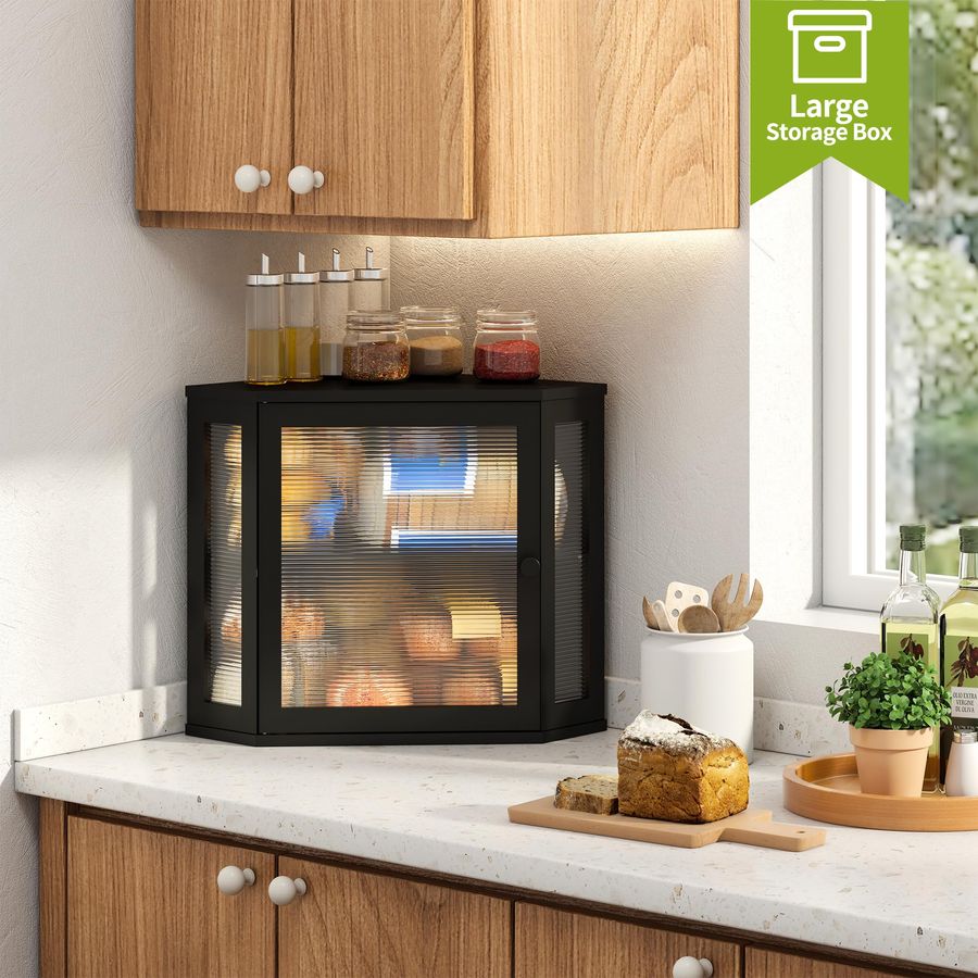Corner Bread Box for Kitchen C - Kitchen Baking Corner incelemesi ve fiyatı