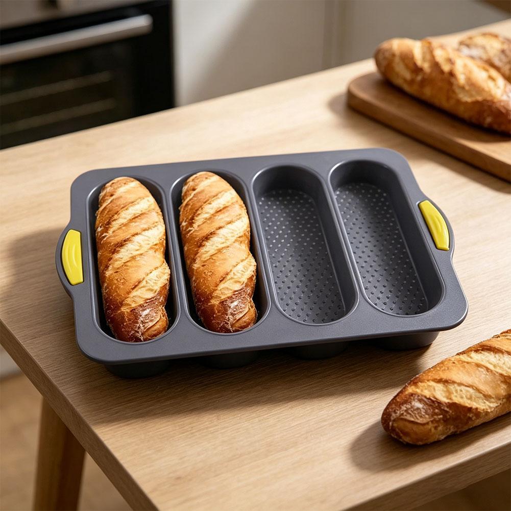 4-cavity Silicone Bread Loaf P - Kitchen Baking Store incelemesi ve fiyatı