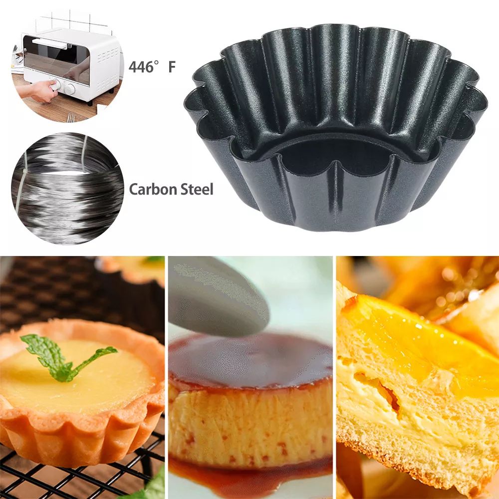 4PCS Mini Round Nonstick Tart  - Muffin Tin Nonstick incelemesi ve fiyatı