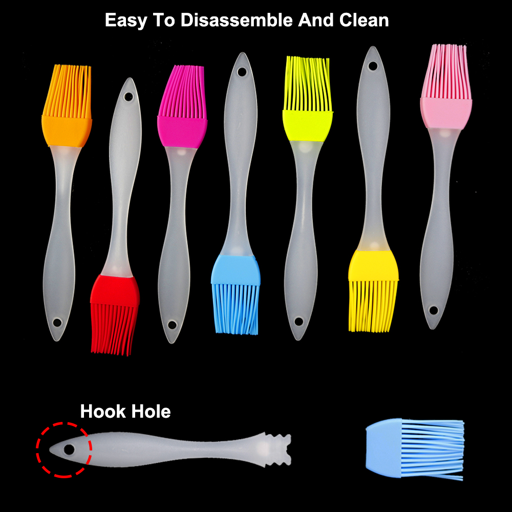1Pcs 7 Colour Food Silicone Br - Kitchen Baking Brush incelemesi ve fiyatı