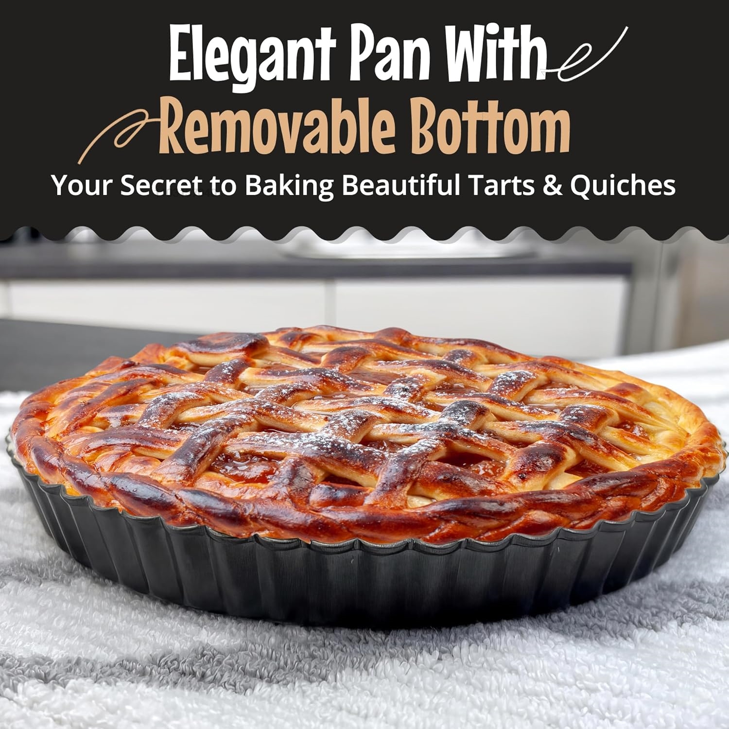 9 Inch Non-stick Tart Quiche F - Tart Pan Loose incelemesi ve fiyatı