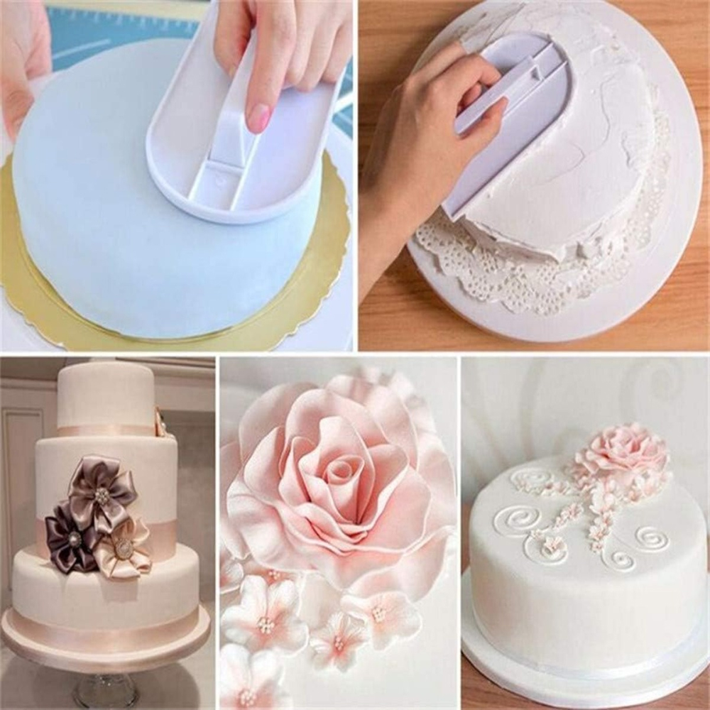 Plastic Cake Smoother DIY Fond - Kitchen Baking Brush incelemesi ve fiyatı